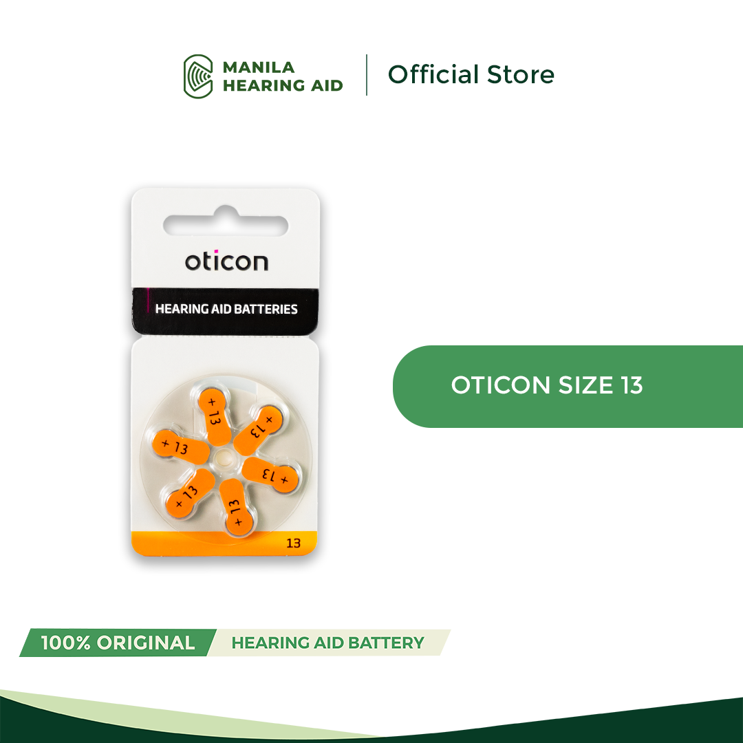 Oticon Hearing Aid Battery Pack - Size 13 (sold per pack)