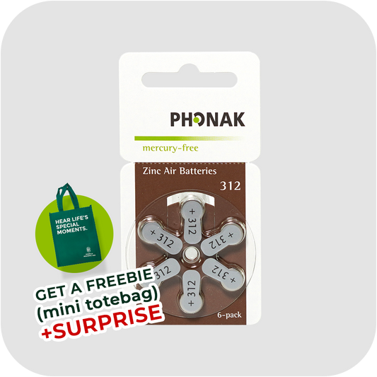 Phonak Hearing Aid Battery - Size 312