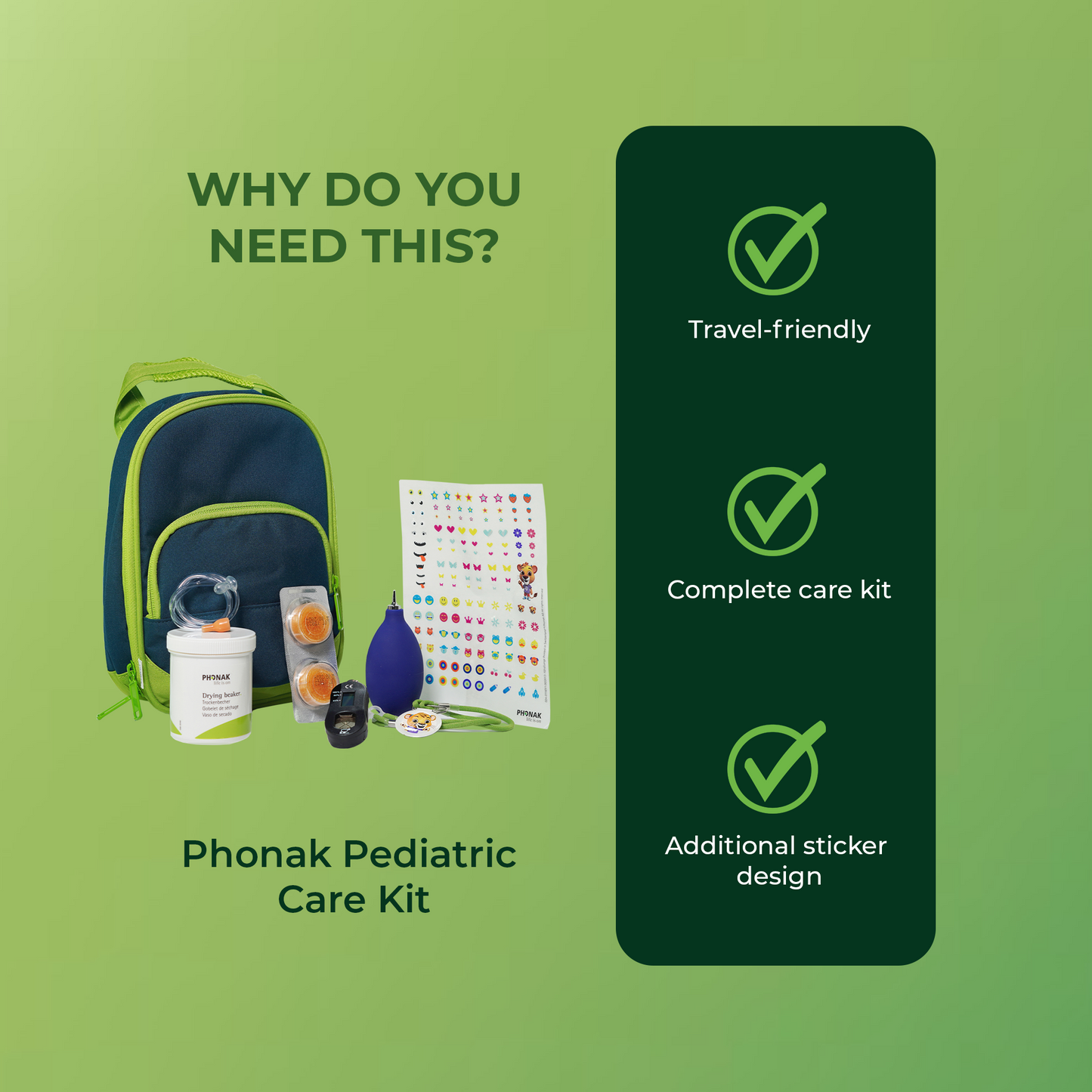 Phonak Pediatric Hearing Aid Care Kit